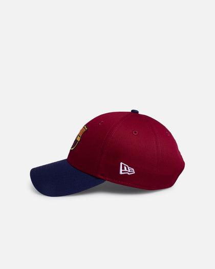 New Era FC Barcelona 'Contrast' 9FORTY Strapback Dark Red