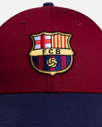 New Era FC Barcelona 'Contrast' 9FORTY Strapback Dark Red