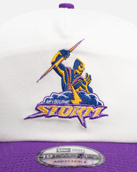 New Era Melbourne Storm 'Retro Chrome' 19TWENTY Snapback Official Team Colour