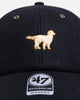 47 Brand Golden Retriever Wool 47 Clean Up Strapback Black
