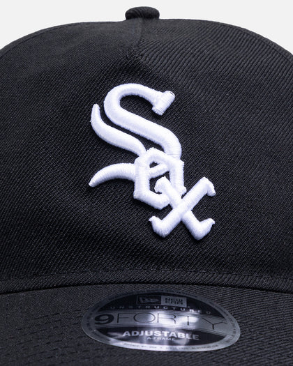 New Era Chicago White Sox 'Wool' 9FORTY A-Frame Snapback Black