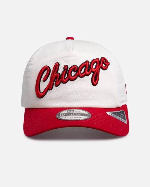 New Era Chicago Bulls 'Chrome White' 19TWENTY Snapback White/Red