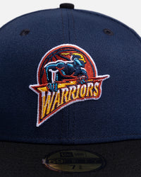 New Era Golden State Warriors 'Two Tone' 59FIFTY Fitted Dark Blue