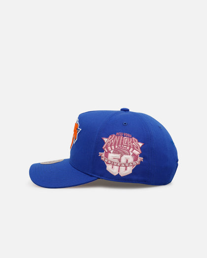 Mitchell & Ness New York Knicks 'Pink Side Patch' Pro Pinch Snapback Official Team Color