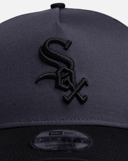 New Era Chicago White Sox 'Graphite Black' 9FORTY A-Frame Snapback Black/Grey