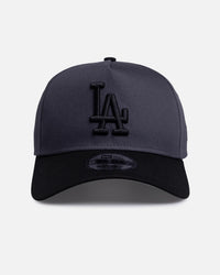 New Era Los Angeles Dodgers 'Graphite Black' 9FORTY A-Frame Snapback Black/Grey