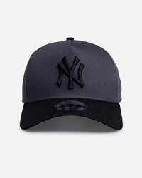 New Era New York Yankees 'Graphite Black' 9FORTY A-Frame Snapback Black/Grey