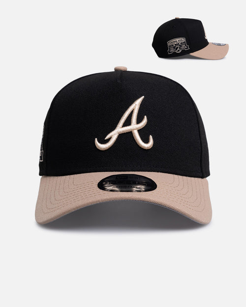 New Era Atlanta Braves 'Black Camel' 9FORTY A-Frame Snapback Black/Camel