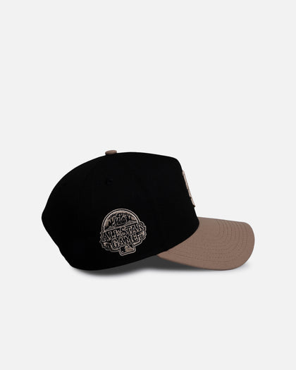 New Era New York Mets 'Black Camel' 9FORTY A-Frame Snapback Black/Camel