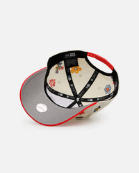 New Era Boston Red Sox 9FORTY A-Frame Snapback Pink