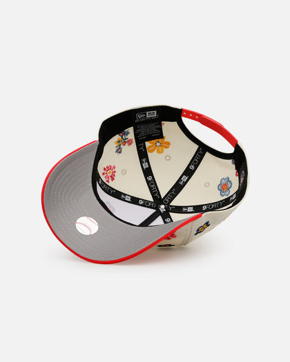 New Era Boston Red Sox 9FORTY A-Frame Snapback Pink