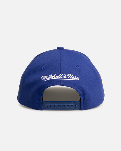 Mitchell & Ness Golden State Warriors Stephen Curry 'Classic' Script Pro Pinch Snapback Blue