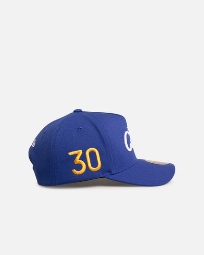 Mitchell & Ness Golden State Warriors Stephen Curry 'Classic' Script Pro Pinch Snapback Blue