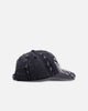 Von Dutch Cross Distressed Strapback Cap Washed Black