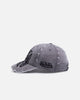 Von Dutch Cross Distressed Strapback Cap Washed Grey