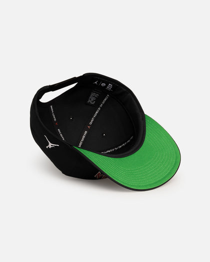 Jordan Chicago Bulls Jordan Pro Unstructured Flat Bill Snapback Black