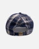 Von Dutch Gingham Dad Strapback Cap Blue