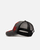 Von Dutch Worn Out Trucker Snapback Hat Washed Black