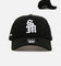 Saint Morta x New Era Logo 9FORTY A-Frame Snapback Black
