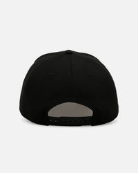 Saint Morta x New Era Logo 9FORTY A-Frame Snapback Black