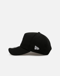 Saint Morta x New Era Logo 9FORTY A-Frame Snapback Black