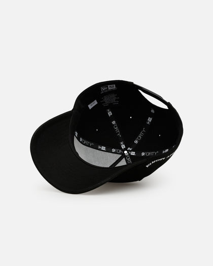 Saint Morta x New Era Logo 9FORTY A-Frame Snapback Black