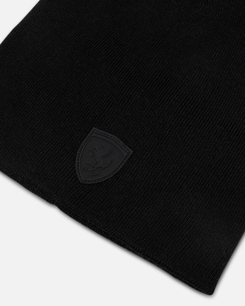 Puma Ferrari Pro Cuffless Beanie Black