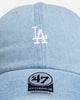 47 Brand Los Angeles Dodgers 'Baserunner' 47 Clean Up Strapback Denim