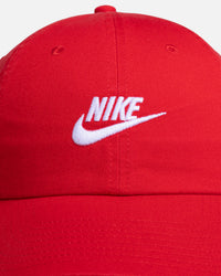 Nike Club Unstructured Futura Wash Cap Red