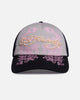 Ed Hardy Dragon Puffer Trucker Snapback Black/Pink