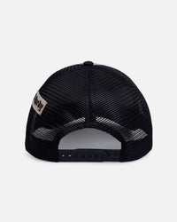 Ed Hardy Dragon Puffer Trucker Snapback Black/Pink