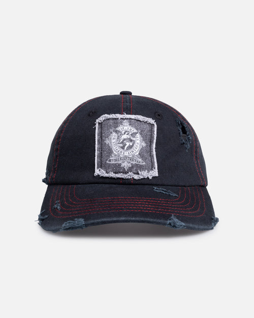 Worship Restraint 6 Panel Strapback Black