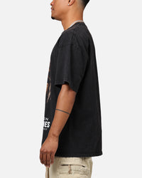 UFC By 73Studio Jon Jones Big Face T-Shirt Black Acidwash
