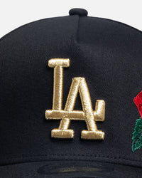 New Era Los Angeles Dodgers 'Rose Special 10 Year Anniversary' 9FORTY A-Frame Snapback Black
