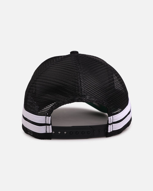 New Era Las Vegas Raiders 'Stripe' 9FORTY A-Frame Trucker Snapback Black/White