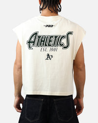 Pro Standard Oakland Athletics Paradise Muscle T-Shirt Eggshell