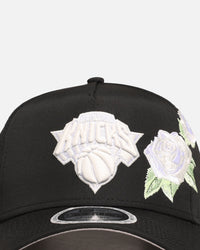 New Era New York Knicks 'Glow Rose' 9FORTY A-Frame Snapback Black