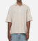 Vouseti Full Court Button Up Shirt Latte White Stripe