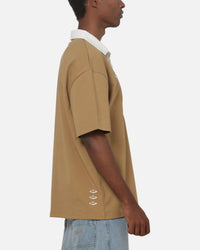Vouseti Post Game Polo Shirt Latte