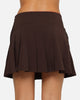 Adidas Women's Originals Pleated Skort Dark Brown