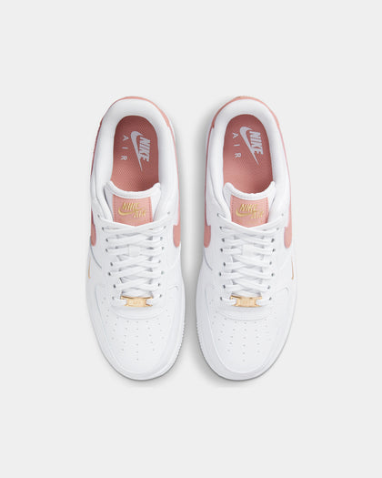 Nike Women's Air Force 1 '07 Essential White/Rust Pink