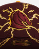 New Era Brisbane Broncos 'NRL Electric' 9FORTY A-Frame Snapback Official Team Colour
