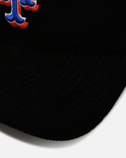 New Era New York Mets 'Black Cord' 9FORTY A-Frame Corduroy Snapback Black