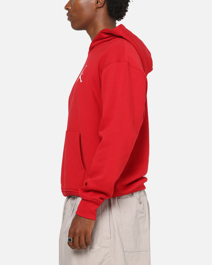 Jordan Jumpman Fleece Pullover Hoodie Gym Red/White