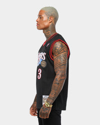 Mitchell & Ness Philadelphia 76ers Allen Iverson #3 Swingman Jersey Black