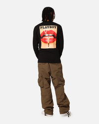 Playboy Nov '13 Long Sleeve T-Shirt Black