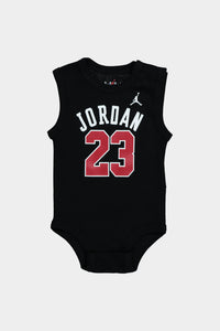 Jordan Infant Beanie Booties Onesie Set Black