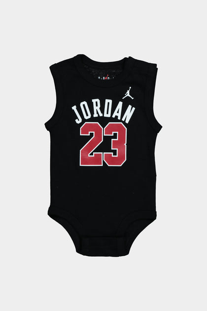 Jordan Infant Beanie Booties Onesie Set Black