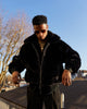 XXIII Baller Fur Jacket Black