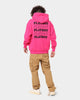 Playboy Stacked Hoodie Hot Pink
